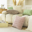 Cozy Corduroy Pillow Cover in Modern Minimalist Style