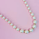 Graduated Glam Pearl Necklace